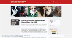 Desktop Screenshot of helpingpaws37830.wordpress.com