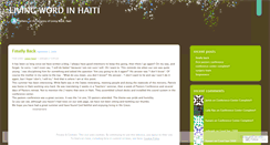 Desktop Screenshot of livingwordhaiti.wordpress.com