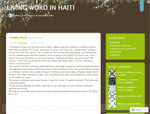 Tablet Screenshot of livingwordhaiti.wordpress.com