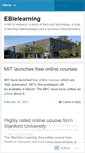 Mobile Screenshot of ebielearning.wordpress.com
