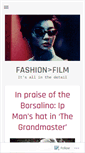 Mobile Screenshot of fashionintofilm.wordpress.com