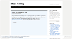 Desktop Screenshot of mtjctest1.wordpress.com