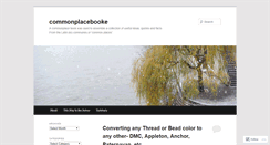 Desktop Screenshot of commonplacebooke.wordpress.com