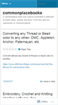 Mobile Screenshot of commonplacebooke.wordpress.com