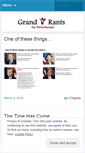 Mobile Screenshot of grandrants.wordpress.com