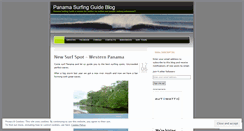 Desktop Screenshot of panamasurfingguide.wordpress.com