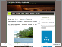 Tablet Screenshot of panamasurfingguide.wordpress.com