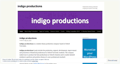 Desktop Screenshot of indigoproductionsoxford.wordpress.com