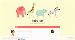 Desktop Screenshot of lindotots.wordpress.com