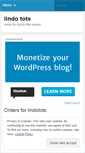 Mobile Screenshot of lindotots.wordpress.com
