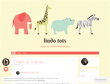 Tablet Screenshot of lindotots.wordpress.com