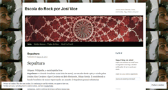 Desktop Screenshot of escoladorock.wordpress.com