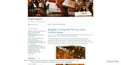 Desktop Screenshot of nightcapped.wordpress.com
