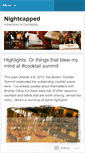Mobile Screenshot of nightcapped.wordpress.com