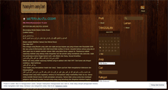 Desktop Screenshot of hasywafa.wordpress.com