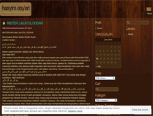 Tablet Screenshot of hasywafa.wordpress.com