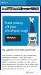 Mobile Screenshot of collegecyclecommuter.wordpress.com