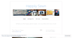 Desktop Screenshot of happilysewn.wordpress.com