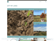 Tablet Screenshot of offmyland.wordpress.com