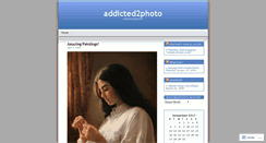 Desktop Screenshot of addicted2photo.wordpress.com