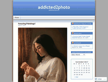 Tablet Screenshot of addicted2photo.wordpress.com