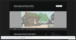 Desktop Screenshot of internationalpeacepark.wordpress.com