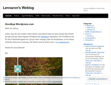 Tablet Screenshot of lennaron.wordpress.com