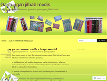 Tablet Screenshot of gantunganjilbabmodis.wordpress.com