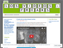 Tablet Screenshot of freakvideos.wordpress.com