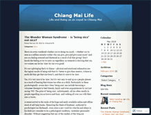 Tablet Screenshot of chiangmailife.wordpress.com