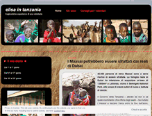 Tablet Screenshot of elisaintanzania.wordpress.com
