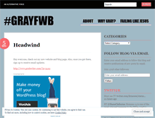 Tablet Screenshot of grayfwb.wordpress.com