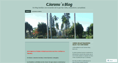 Desktop Screenshot of cjaronu.wordpress.com