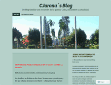 Tablet Screenshot of cjaronu.wordpress.com