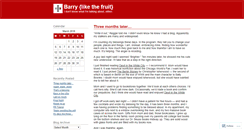 Desktop Screenshot of barrylikethefruit.wordpress.com