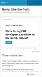 Mobile Screenshot of barrylikethefruit.wordpress.com