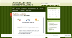 Desktop Screenshot of escuelaponton.wordpress.com