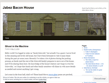 Tablet Screenshot of jabezbaconhouse.wordpress.com