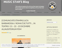 Tablet Screenshot of musicstarsblog.wordpress.com