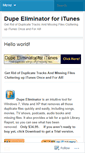 Mobile Screenshot of dupeeliminator.wordpress.com