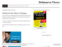 Tablet Screenshot of dmviews.wordpress.com