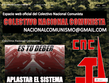 Tablet Screenshot of colectivonacionalcomunista.wordpress.com