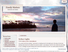 Tablet Screenshot of familymattersnz.wordpress.com