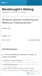 Mobile Screenshot of merethought.wordpress.com