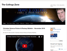 Tablet Screenshot of collingszone.wordpress.com
