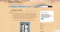 Desktop Screenshot of bethyarmstrong.wordpress.com