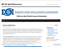 Tablet Screenshot of equityandinclusion.wordpress.com