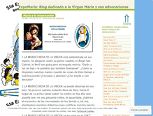 Tablet Screenshot of expomaria.wordpress.com