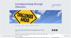 Desktop Screenshot of grandparentingthruobstacles.wordpress.com