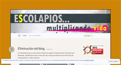 Desktop Screenshot of escuelaspiasvenezuela.wordpress.com